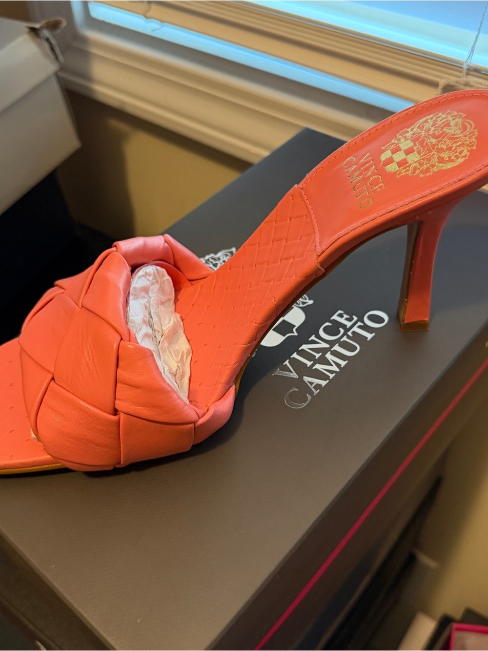 Vince Camuto Coral Woven Slide Heel